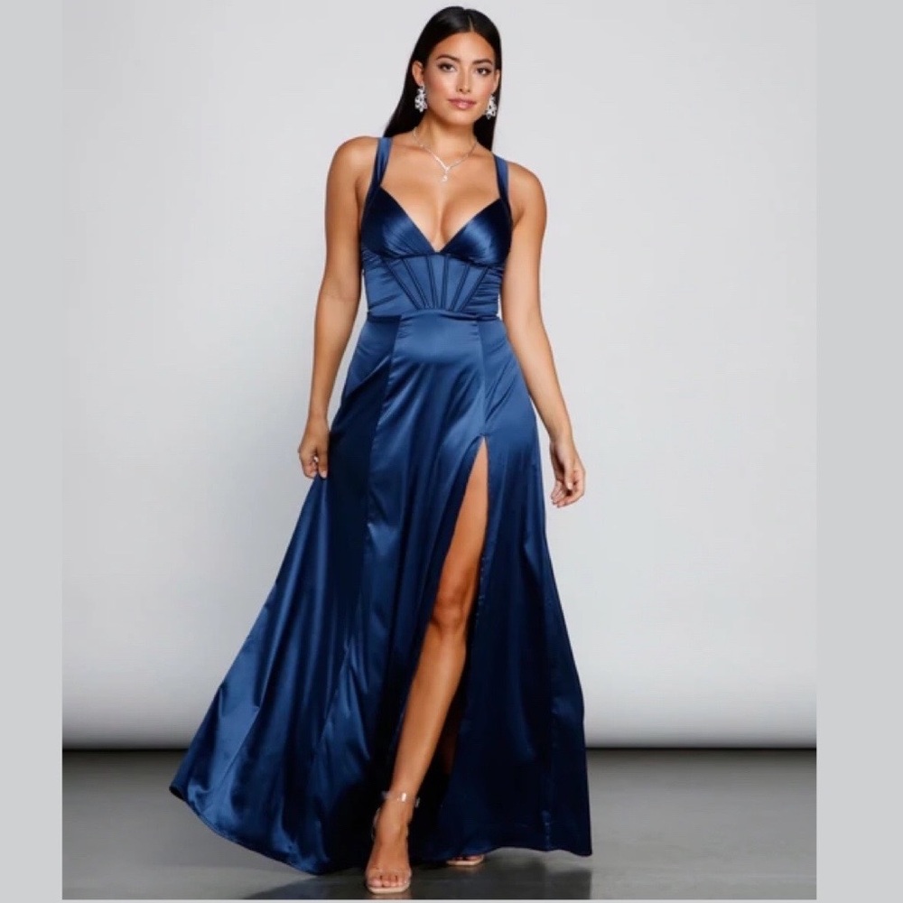 Windsor Rae Formal Blue Dress